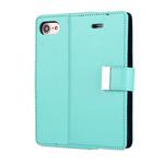 GOOSPERY RICH DIARY for  iPhone 8 & 7  PU + TPU Crazy Horse Texture Horizontal Flip Leather Case with Card Slots & Wallet(Mint Green)