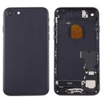 Battery Back Cover Assembly with Card Tray for iPhone 7 (Black)