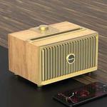 Oneder V6 Portable Wireless Bluetooth Speaker, Support Hands-free & FM & TF Card & AUX & USB Drive (Gold)