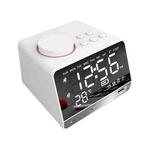 X11 Multifunctional Wireless Bluetooth Mirror Alarm Box Radio (White)