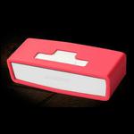 Portable Shockproof Soft Silica Gel Bluetooth Speaker Protective Case for Bose Soundlink Mini 1 / 2(Rose Red)