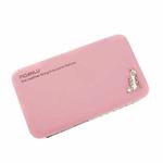 Multi-function High Heels Pattern Wallet Leather Case for Below 5.5 inch Smartphones with Card Slots & Photo Frame, Size: 17.5*10*2.8 cm(Pink)