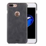 MOFI for iPhone 7 Plus   Crazy Horse Texture Leather Surface PC Protective Case Back Cover(Black)