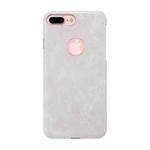 MOFI for iPhone 7 Plus   Crazy Horse Texture Leather Surface PC Protective Case Back Cover(White)