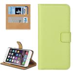 For iPhone 8 Plus & 7 Plus   Genuine Split Horizontal Flip Leather Case with Holder & Card Slots & Wallet(Green)