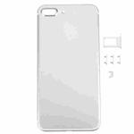 5 in 1 for iPhone 7 Plus (Back Cover + Card Tray + Volume Control Key + Power Button + Mute Switch Vibrator Key) Full Assembly Housing Cover(Silver)