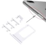 Card Tray + Volume Control Key + Power Button + Mute Switch Vibrator Key for iPhone 7 Plus(Silver)