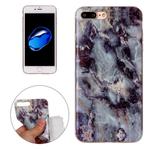 For iPhone 8 Plus & 7 Plus   Brown Marbling Pattern Soft TPU Protective Back Cover Case