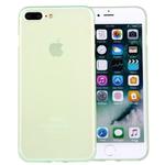 For iPhone 8 Plus & 7 Plus   Frosted Transparent Protective Back Cover Case(Green)