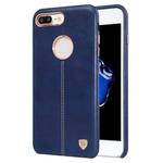 NILLKIN Englon Case for iPhone 7 Plus   Business Style Crazy Horse Leather Surface PC Protective Case Back Cover with Soft Microfiber Lining(Dark Blue)