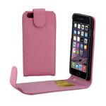 For iPhone 8 Plus & 7 Plus   Ordinary Texture Vertical Flip Leather Case with Card Slot (Pink)