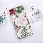 For iPhone 8 Plus & 7 Plus   Have a Nice Day FLOWERS Words Pattern TPU Dropproof Protective Back Cover Case