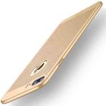 MOFi for for iPhone 7 Plus Honeycomb Texture Breathable PC Shockproof Protective Back Cover Case(Gold)