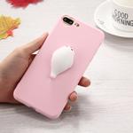 For iPhone 8 Plus & 7 Plus   3D White Sea Lions Pattern Squeeze Relief Squishy Dropproof Protective Back Cover Case