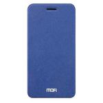 MOFI for iPhone 8 Plus & 7 Plus   Crazy Horse Texture Horizontal Flip Leather Case with Holder(Dark Blue)