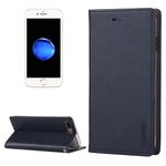 GOOSPERY BLUE MOON for iPhone 8 Plus & 7 Plus   Crazy Horse Texture Horizontal Flip Leather Case with Card Slots & Wallet & Holder(Dark Blue)
