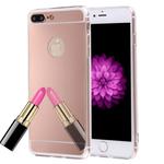For iPhone 8 Plus & 7 Plus   Electroplating Mirror TPU Protective Cover Case(Rose Gold)