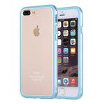 For iPhone 8 Plus & 7 Plus   TPU + PC Combination Bumper Frame(Blue)