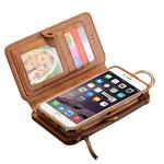 FLOVEME Crazy Horse Texture Horizontal Flip Leather Case with Hook & Card Slots & Wallet & Photo Frame for iPhone 6 Plus & 6s Plus & 7 Plus / Samsung / 5.5 inch Smart Mobilephone (Brown)