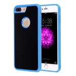 For iPhone 8 Plus & 7 Plus   Anti-Gravity Magical Nano-suction Technology Sticky Selfie Protective Case(Blue)