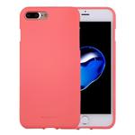GOOSPERY SOFT FEELING for iPhone 8 Plus & 7 Plus   Liquid State TPU Drop-proof Soft Protective Back Cover Case(Pink)