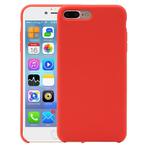 Pure Color Liquid Silicone Case for iPhone 8 Plus & 7 Plus(Orange)