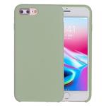 Pure Color Liquid Silicone Case for iPhone 8 Plus & 7 Plus(Mint Green)