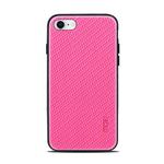 MOFI For iPhone SE 2020 & 8 & 7 Cloth Surface + PC + TPU Protective Back Cover Case(Rose Red)
