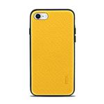 MOFI For iPhone SE 2020 & 8 & 7 Cloth Surface + PC + TPU Protective Back Cover Case(Yellow)
