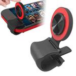 A9 Direct Mobile Clip Games Joystick Artifact Hand Travel Button Sucker with Ring Holder for iPhone, Android Phone, Tablet(Red)