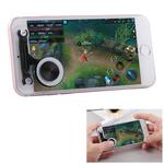 Q9 Direct Mobile Games Joystick Artifact Hand Travel Button Sucker for iPhone, Android Phone, Tablet(White)