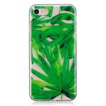 Green Leaf Pattern Soft TPU Case For iPhone SE 2020 & 8 & 7