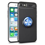 Metal Ring Holder 360 Degree Rotating TPU Case For iPhone SE 2020 & 8 & 7 (Black+Blue)