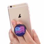 Multi-Function Glowing Stripes Pattern Universal Phone Holder Expanding Stand Grip Clamp Rope Stand for Smartphones