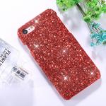 For iPhone SE 2020 & 8 & 7 Colorful Sequins Paste Protective Back Cover Case (Red)
