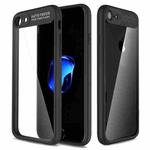 ROCK For iPhone SE 2020 & 8 & 7 Ultra-thin TPU + PC Dropproof Protective Case Cover(Black)