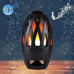 BTS-596 3W Bluetooth V4.2 Micro USB Charging Portable Smart LED Flame Atmosphere Bluetooth Speaker Support Micro SD (TF) Card, Effective Bluetooth Distance: 10m
