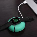 For Apple Watch Original Creative Silicone Desk Charging Holder Storage Charging Seat (Apple Watch is not Included)(Green)