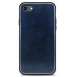 MOFI For iPhone SE 2020 & 8 & 7 Shockproof PU Paste PC Protective Back Case(Blue)