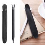 Stylus Pen Protective PU Leather Pouch Holder Storage Case for Apple Pencil(Black)