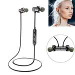 awei X670BL Outdoor Sports IPX4 Waterproof Anti-sweat Magnetic Fashion Stereo Bluetooth Earphone, For iPhone, Galaxy, Xiaomi, Huawei, HTC, Sony and Other Smartphones (Grey)