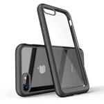 Two-color TPU + Acrylic Back Protective Phone Case for iPhone SE 2022/ iPhone SE 2020/ iPhone 8/iPhone 7(Black)