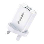 WK WP-U119 10W Dual USB Ports Travel Charger Power Adapter, UK Plug