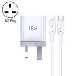 TOTUDESIGN CACQ-05 Minimal Series PD 18W Travel Charger Kit, UK Plug