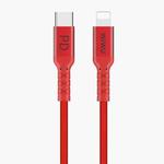 WIWU WP101 2.4A USB-C / Type-C to 8 Pin Data Sync Charging Cable PD Cable, Length: 1m (Red)