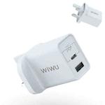 WIWU UM13 18W PD + QC 3.0 Fast Charger Power Adapter Plug Adapter UK Plug