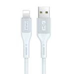 WIWU G60 1.2m 2.4A USB to 8 Pin Charging Cable (White)