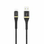 WIWU Elite Series ED-100 2.4A USB to 8 Pin Interface Nylon Braided Fast Charging Data Cable, Cable Length: 2m