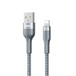 REMAX RC-064i Sury 2 Series 1m 2.4A USB to 8 Pin Data Cable for iPhone, iPad(Silver)