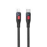 REMAX RC-188i Lesu Pro 1m PD20W Type-C to 8 Pin Aluminum Alloy Braid Fast Charging Data Cable(Black)
